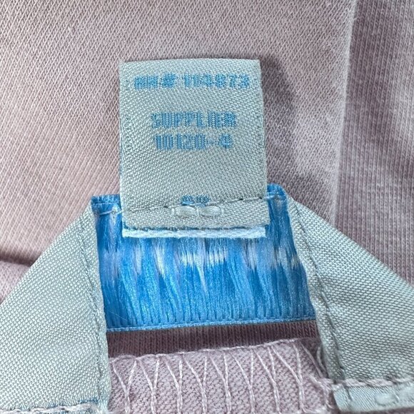 NWT  Belle + Sky Pink Front Twist Top With Tiered Ruffled Bell Sleeves-Size M - Picture 6 of 8